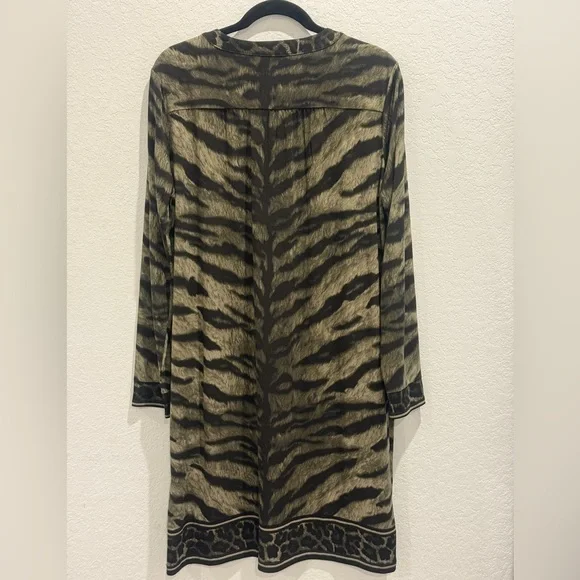 MICHAEL Michael Kors Zebra Print Lace-Up Dress - Picture 3 of 6
